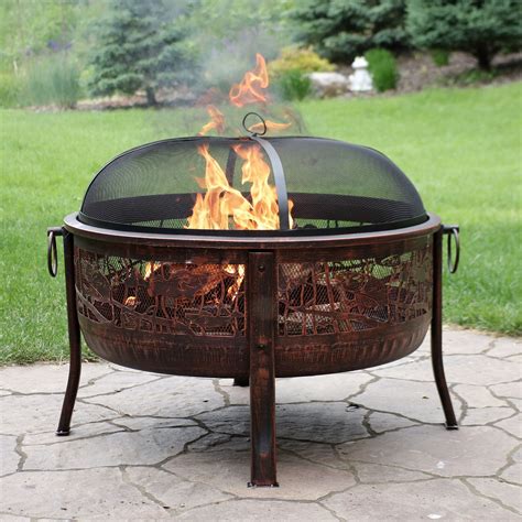 Ash plates can keep the floor clean. . Walmart fire pits